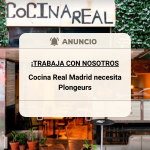 ¡Únete a nuestro equipo! Cocina Real Madrid necesita Plongeurs